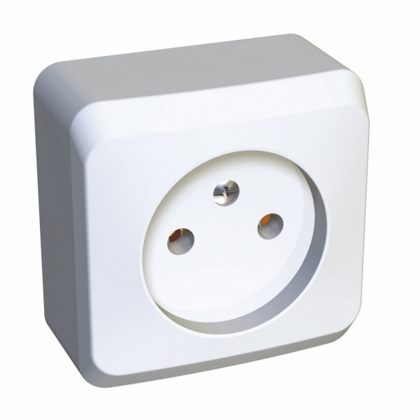 Розетка Schneider Electric ЭТЮД 1-мест. О/У 16А/250В БЕЛЫЙ