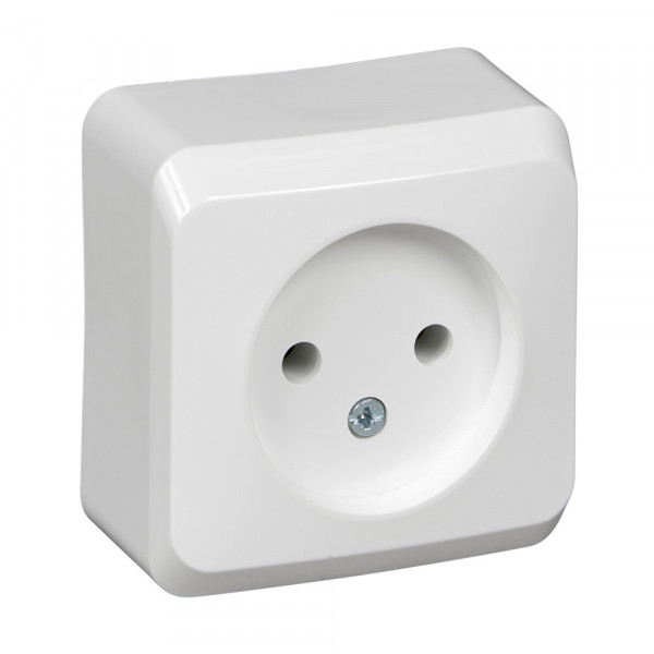Розетка Schneider Electric ЭТЮД 1-мест. О/У 16А/250В БЕЛЫЙ