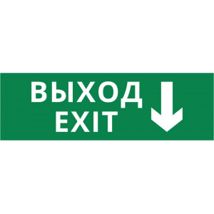 Пиктограмма ДСО-IP65-Н "Выход - вниз"