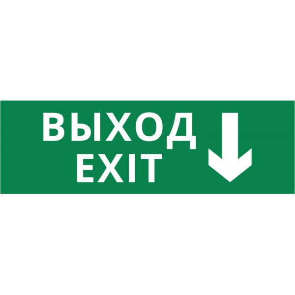 Пиктограмма ДСО-IP65-Н "Выход - вниз"