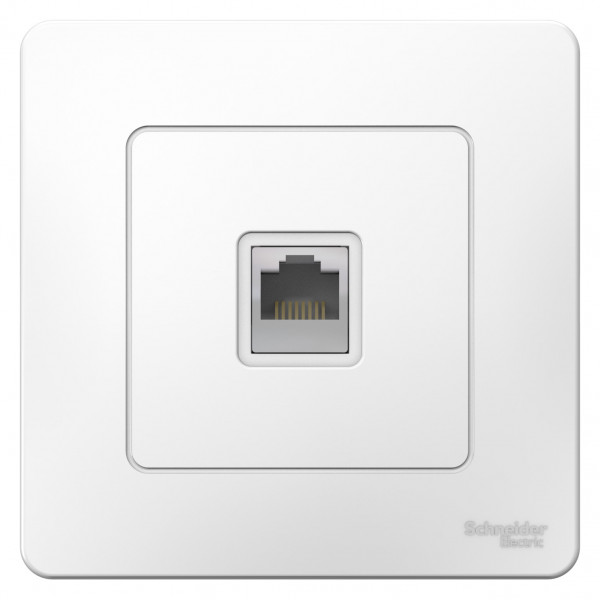 Розетка Schneider Electric BLANCA компьютерная RJ45 кат.5e С/У БЕЛЫЙ