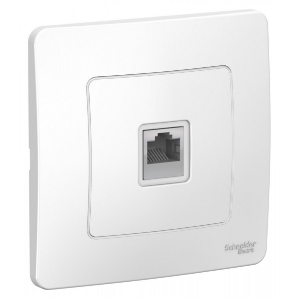 Розетка Schneider Electric BLANCA компьютерная RJ45 кат.5e С/У БЕЛЫЙ