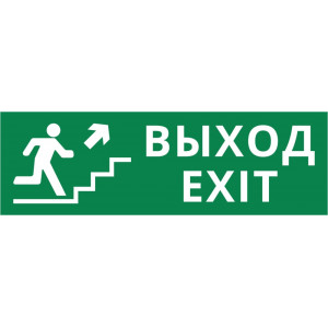 Пиктограмма ДСО-101-IP65-Н "Выход - лестница наверх"