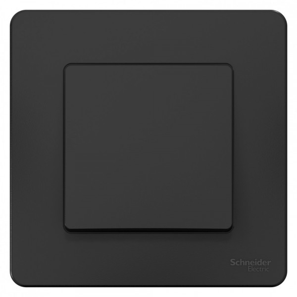 Переключатель Schneider Electric BLANCA 1-клав. С/У, 10АХ/250B АНТРАЦИТ