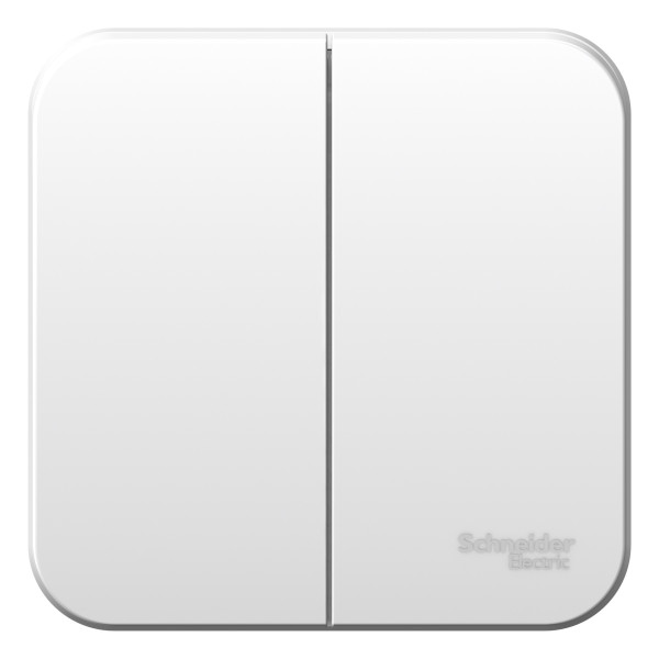 Выключатель Schneider Electric BLANCA 2х-клав. О/У, 10А/250B БЕЛЫЙ