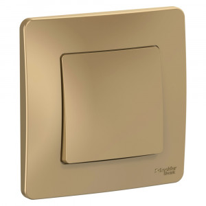 Переключатель Schneider Electric BLANCA 1-клав. С/У, 10АХ/250B ТИТАН