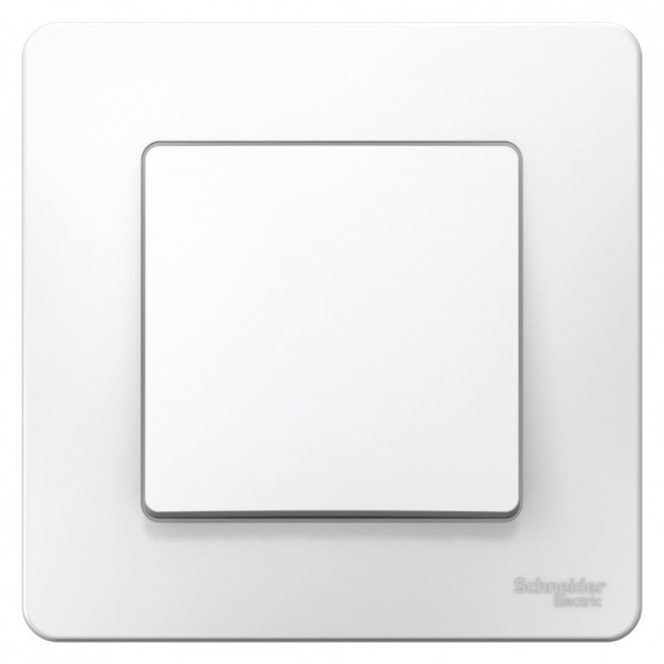 Переключатель Schneider Electric BLANCA 1-клав. С/У, 10АХ/250B БЕЛЫЙ