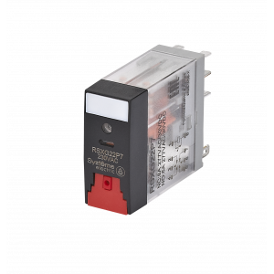 Реле 8A 2CO 230VAC тест кнопка LED