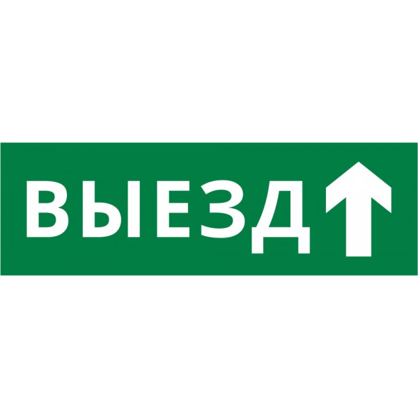 Пиктограмма ДСО-101-IP65-Н "Выезд прямо"