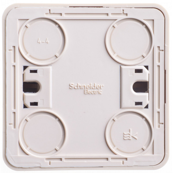 Переключатель Schneider Electric ЭТЮД 1-клав. О/У с подсвет. 10АX/250B МОЛОЧНЫЙ