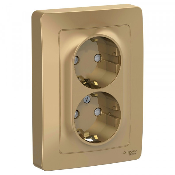 Розетка Schneider Electric BLANCA 2х-мест. заземл.+шторки С/У 16А/250В ТИТАН