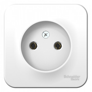 Розетка Schneider Electric BLANCA 1-мест. О/У 16А/250В БЕЛЫЙ