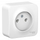 Розетка Schneider Electric BLANCA 1-мест. О/У 16А/250В БЕЛЫЙ