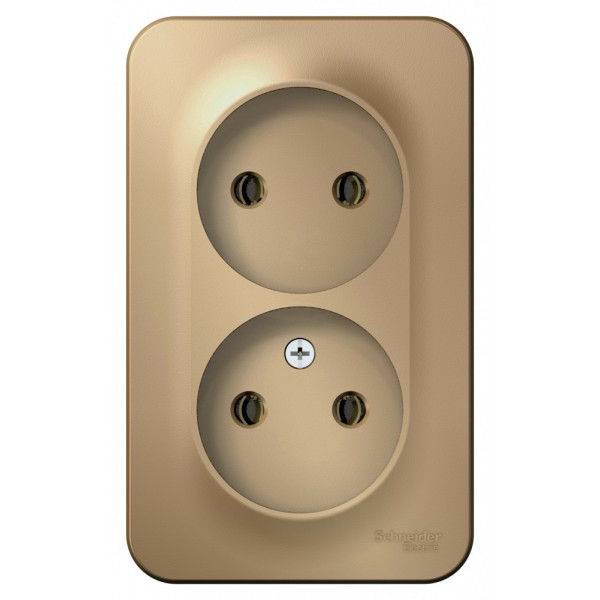 Розетка Schneider Electric BLANCA 2х-мест. О/У 16А/250В ТИТАН