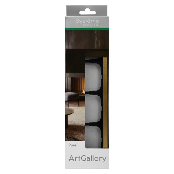 ARTGALLERY PURE 4-постовая РАМКА, МЕТАЛЛ ЛАТУНЬ