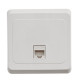 Розетка Schneider Electric ЭТЮД компьютерная RJ45 кат.5е С/У БЕЛЫЙ