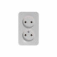 Розетка Schneider Electric BLANCA 2х-мест. О/У 16А/250В БЕЛЫЙ