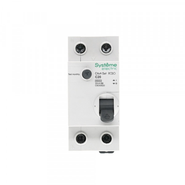City9 Set Авт. выкл. диф. тока (АВДТ) 1P+N С 20А 4.5kA 30мА Тип-A 230В