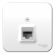 Розетка Schneider Electric BLANCA телефонная RJ11 О/У БЕЛЫЙ