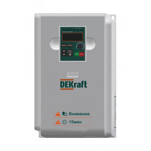 Преобразователь частоты DEKV060-7.5/11кВт 3 фазы 380В с торм. модулем