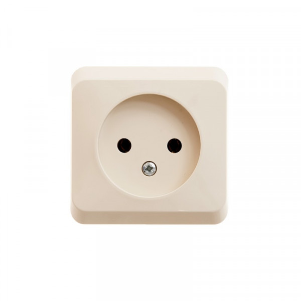 Розетка Schneider Electric ЭТЮД 1-мест. О/У 16А/250В КРЕМОВЫЙ