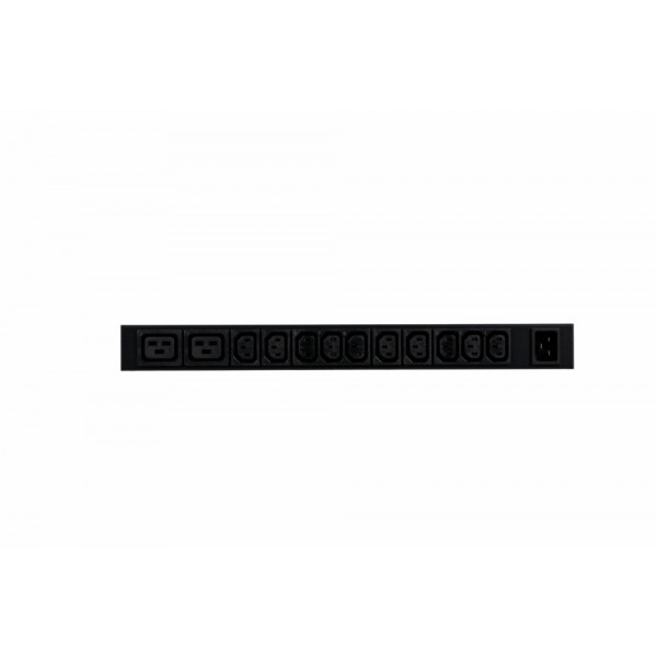БРП Uniprom, с мониторингом, 1U, 240В, 1Ф, 16A, 10xC13 2xC19, 2м, IEC320 C20