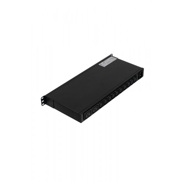 БРП Uniprom, с мониторингом, 1U, 240В, 1Ф, 16A, 10xC13 2xC19, 2м, IEC320 C20