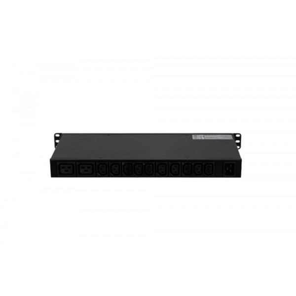 БРП Uniprom, с мониторингом, 1U, 240В, 1Ф, 16A, 10xC13 2xC19, 2м, IEC320 C20
