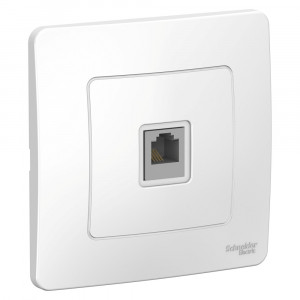 Розетка Schneider Electric BLANCA телефонная RJ11 С/У БЕЛЫЙ