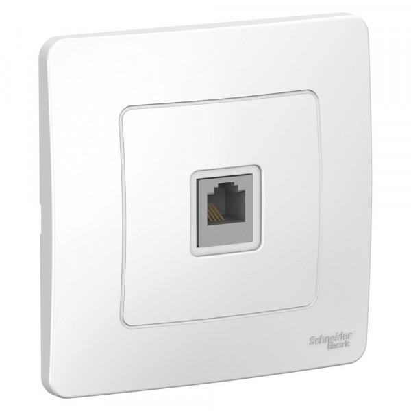 Розетка Schneider Electric BLANCA телефонная RJ11 С/У БЕЛЫЙ