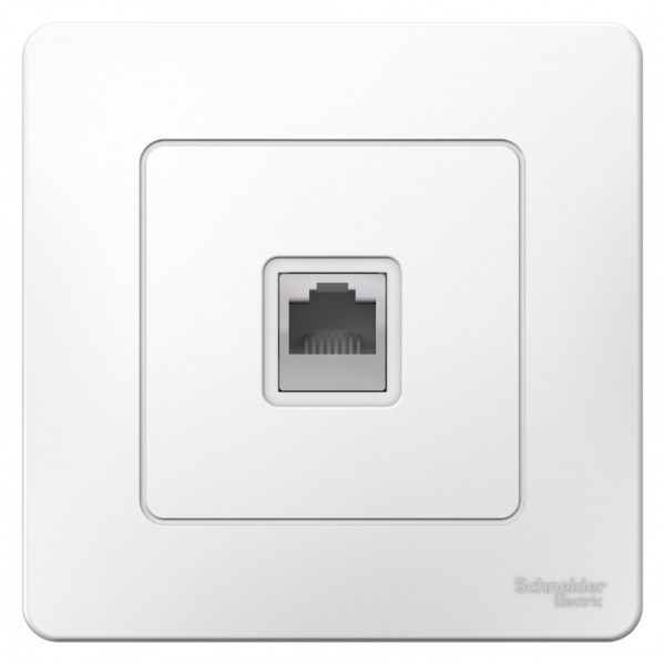 Розетка Schneider Electric BLANCA телефонная RJ11 С/У БЕЛЫЙ
