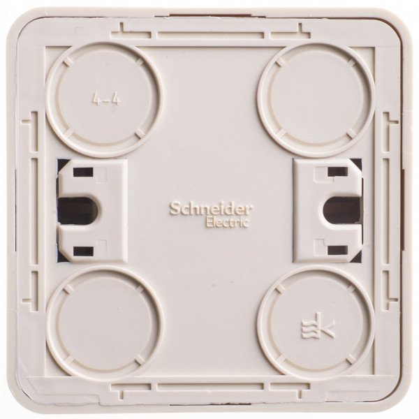 Выключатель Schneider Electric ЭТЮД 1-клав. О/У 10АX/250B КРЕМОВЫЙ