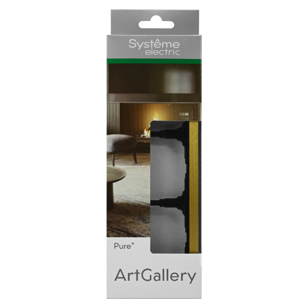 ARTGALLERY PURE 3-постовая РАМКА, МЕТАЛЛ ЗОЛОТО