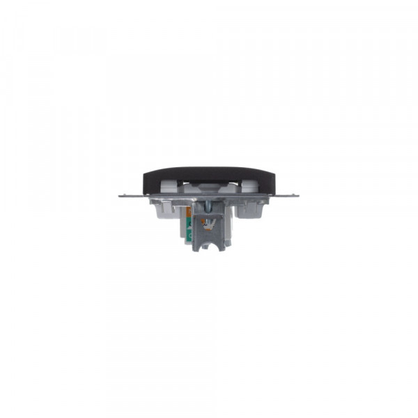 GLOSSA РОЗЕТКА компьютерная RJ45 кат.5Е, ШОКОЛАД