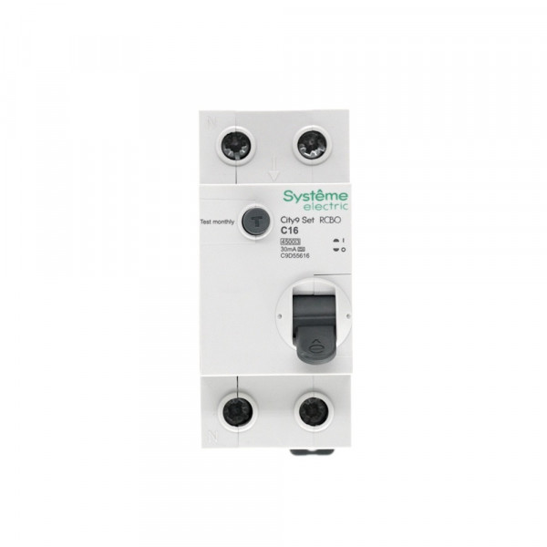 City9 Set Авт. выкл. диф. тока (АВДТ) 1P+N С 16А 4.5kA 30мА Тип-A 230В