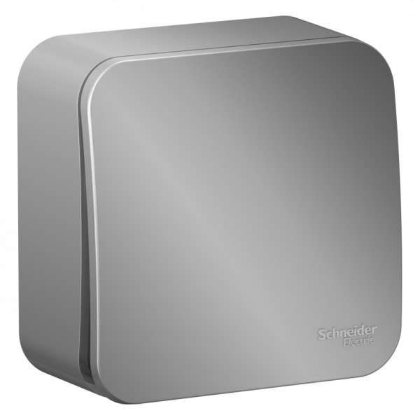Выключатель Schneider Electric BLANCA 1-клав. О/У, 10А/250B АЛЮМИНИЙ