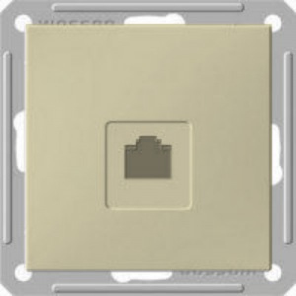 W59 РОЗЕТКА компьютерная RJ45 кат. 5e, механизм, СЛОНОВАЯ КОСТЬ