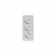 Розетка Schneider Electric BLANCA 3х-мест. О/У 16А/250В БЕЛЫЙ