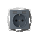 ATLASDESIGN РОЗЕТКА 16А c 2 USB A+A, 5В/2,4А, 2х5В/1,2А, механизм, ГРИФЕЛЬ