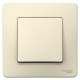 Переключатель Schneider Electric BLANCA 1-клав. С/У, 10АХ/250B МОЛОЧНЫЙ