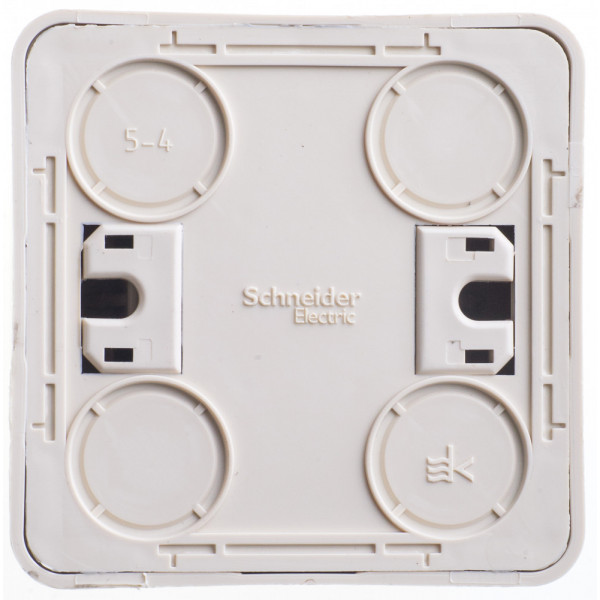 Выключатель Schneider Electric ЭТЮД 2х-клав. О/У 10АX/250B КРЕМОВЫЙ