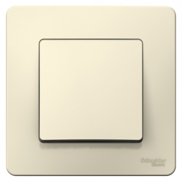 Выключатель Schneider Electric BLANCA 1-клав. С/У, 6А/250B МОЛОЧНЫЙ