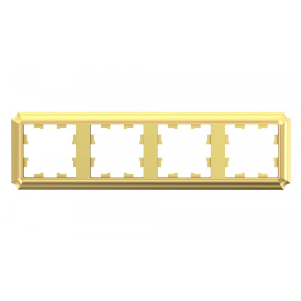 ATLASDESIGN ANTIQUE 4-постовая РАМКА, универсальная, ЗОЛОТО