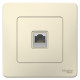 Розетка Schneider Electric BLANCA компьютерная RJ45 кат.5e С/У МОЛОЧНЫЙ