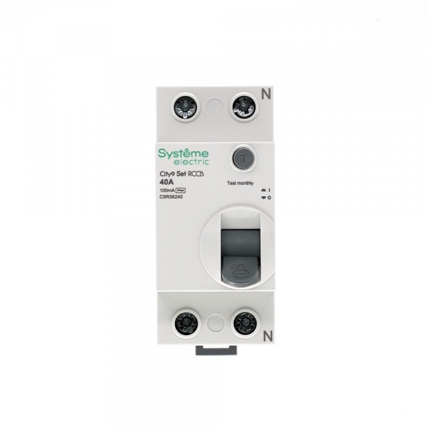 City9 Set ВДТ 40А 2P 100мА Тип-AC 230В