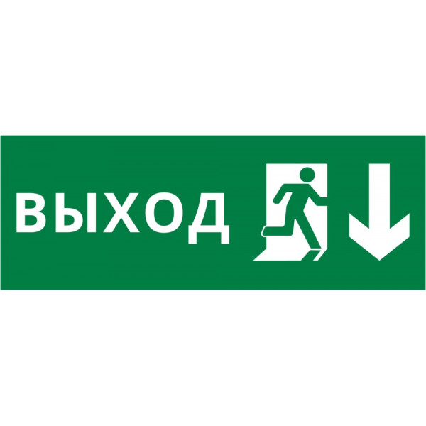 Пиктограмма ДСО-101-IP20 "Выход Фигура - вниз 2"