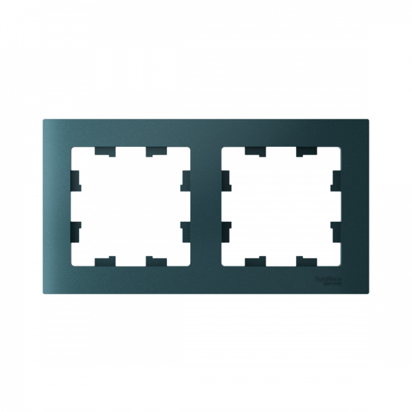 ATLASDESIGN 2-постовая РАМКА, универсальная, ИЗУМРУД