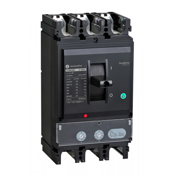 АВТ.ВЫКЛ SYSTEMEPACT CCB400 150KA 3P3D TMD400