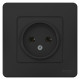 Розетка Schneider Electric BLANCA 1-мест. С/У 16А/250В АНТРАЦИТ