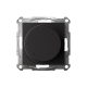 ATLASDESIGN СВЕТОРЕГУЛЯТОР (диммер) поворотно-нажимной, LED, RC, 400Вт, механизм, КАРБОН